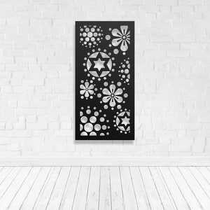 Privacy Screen Metal Garden Home Art Fence Decor Trellis Room Divider Gate - Fun1