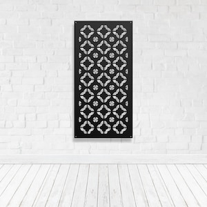 Privacy Screen Metal Garden Home Art Fence Decor Trellis Room Divider Gate - East1