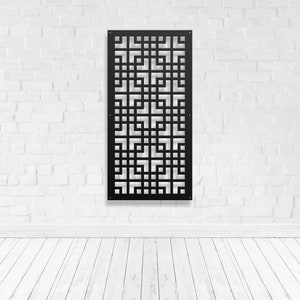 Privacy Screen Metal Garden Home Art Fence Decor Trellis Room Divider Gate - Meena