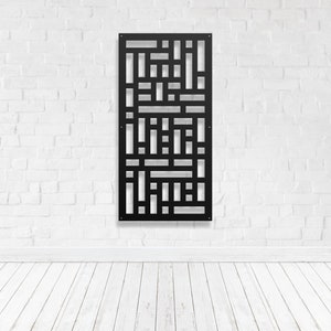 Metal Privacy Screen , Metal Garden, Fence Topper, Outdoor Décor, Art - Abstract3