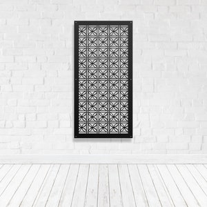 Privacy Screen Metal Garden Home Art Fence Decor Trellis Room Divider Gate - Hiddenflower3