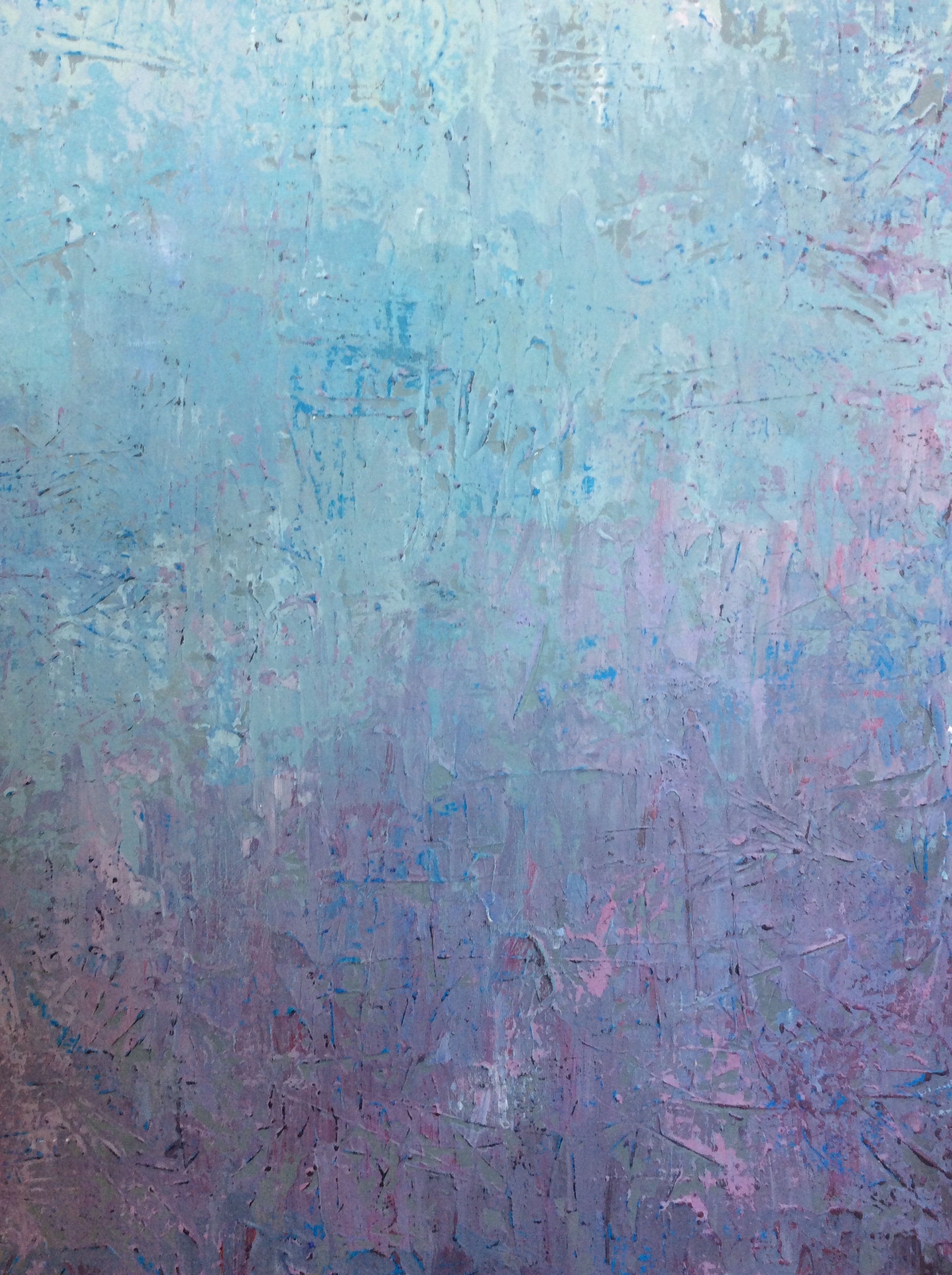 Extra Large Abstract Painting Blue Purple Wall Art Original Etsy