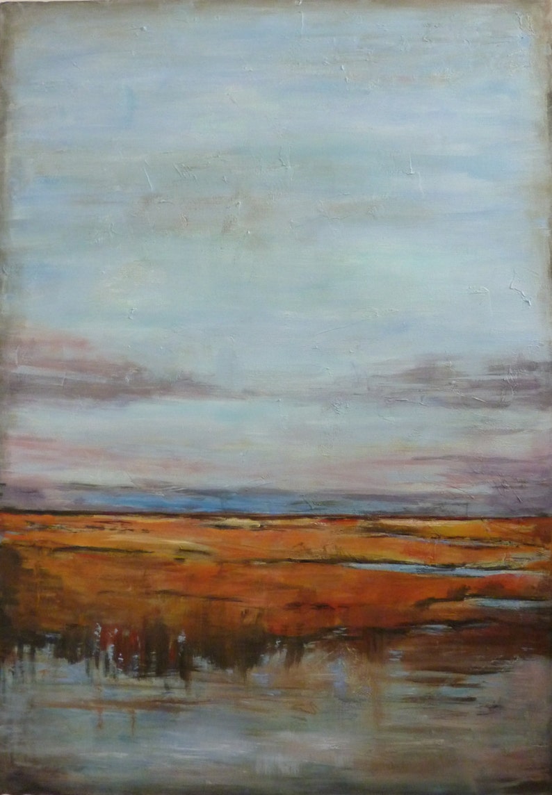 Large Abstract Landscape Painting Large Original Abstract Etsy