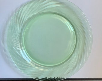 Vintage Pyrex Green Festiva 12" Chop Plate/Platter -- Free Shipping!!