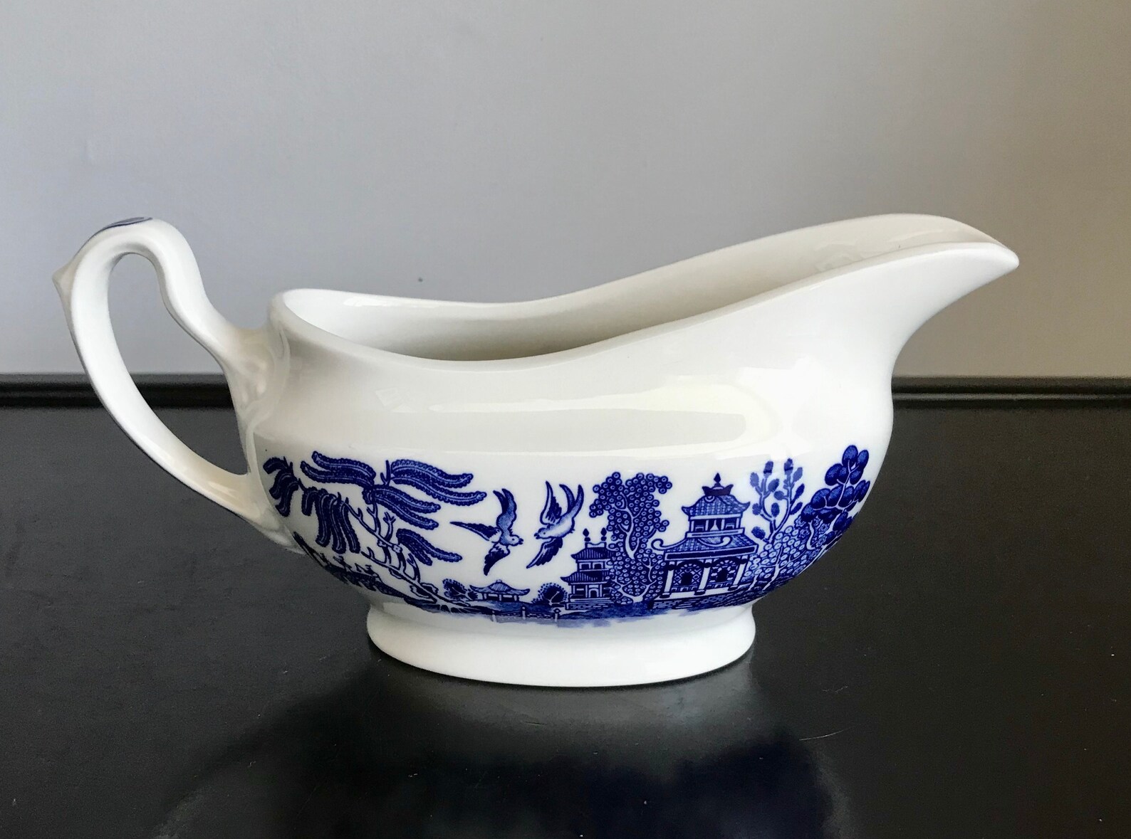 Johnson Brothers Blue Willow Gravy Boat Free Shipping Etsy