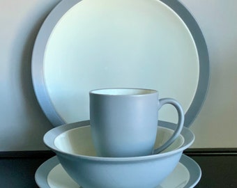 Noritake Colorwave Slate Four 4-Piece Place Settings (16 Pieces) — Unused in Original Box — Free Shipping!!