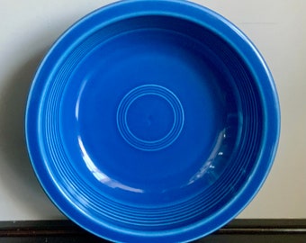 Contemporary (Post-1986) Lapis Fiestaware Individual Pasta Bowl - Free Shipping!