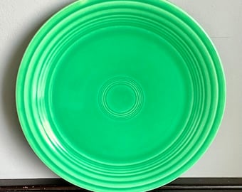 Vintage Green Fiestaware Luncheon Plate -- Free Shipping!!