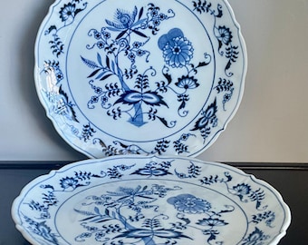 Blue Danube Round Platter or Chop Plate: 2 Available