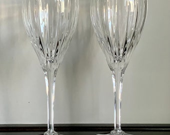 Set of 2 Mikasa Tiara Water Glasses -- Free Shipping!!