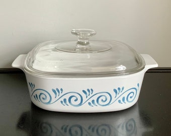 Corelle Oceanview 2 Quart Square Covered Casserole  — Free Shipping!!