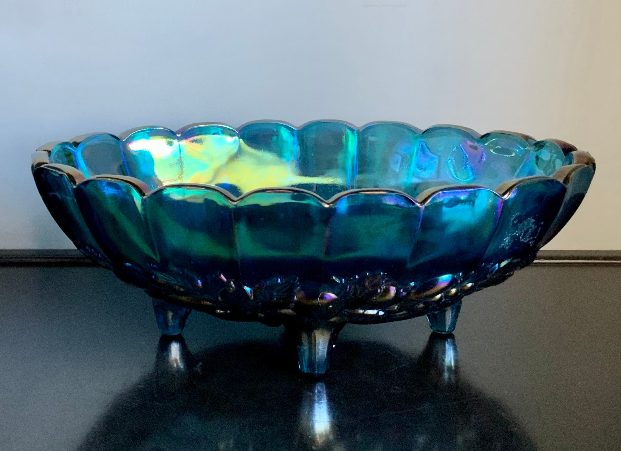 ◾︎美品◾︎INDIANA GLASSヴィンテージ　カーニバルガラス