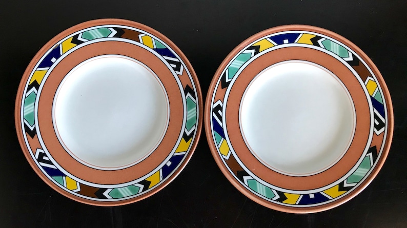 Free Shipping!! Set of 4 Mikasa Terrastone Tucson Bread and Butter Plates