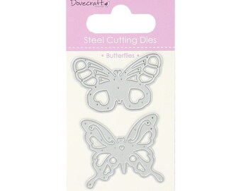 Butterflies 2 decorative butterfly dies Dovecraft Mini Cutting Dies 007