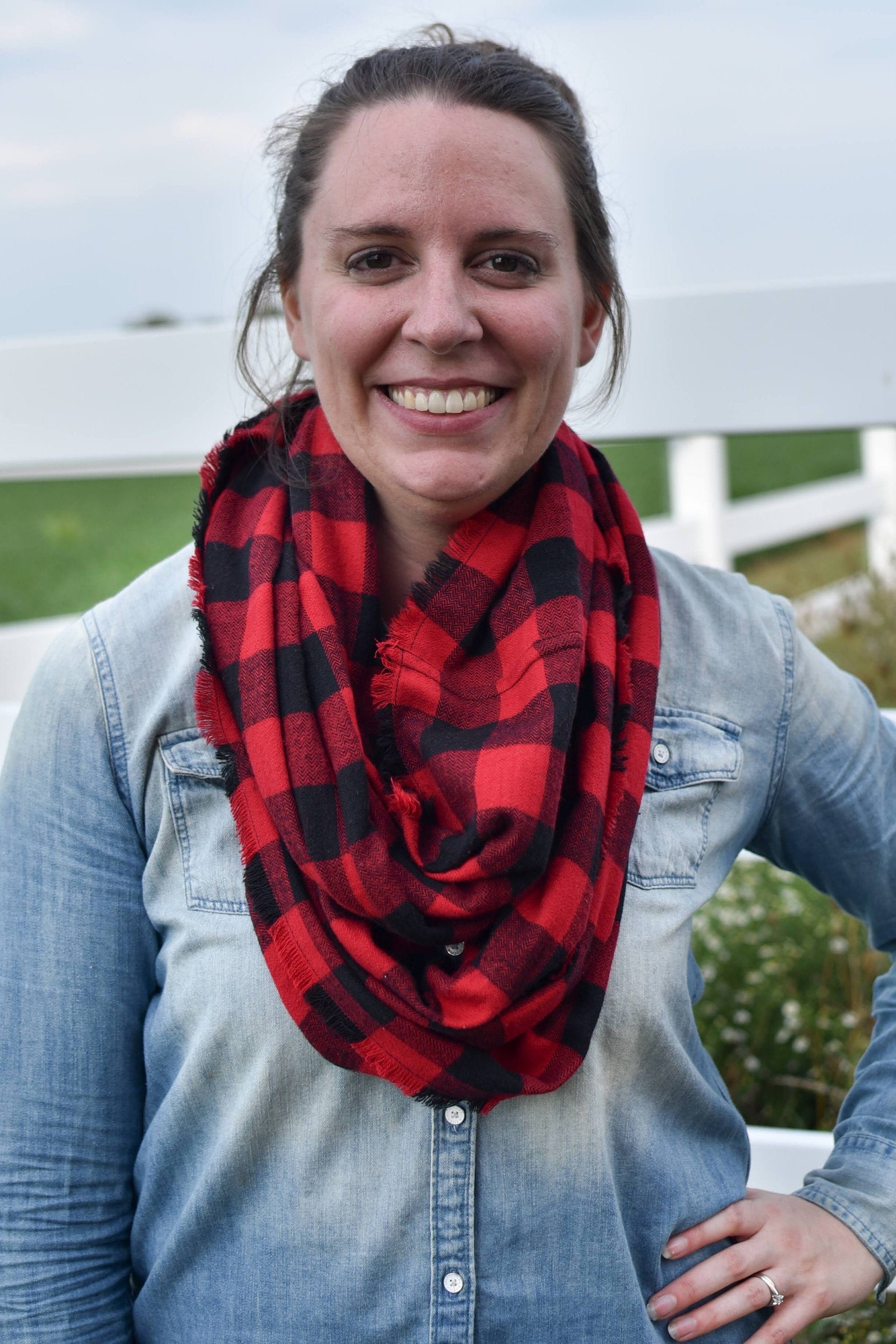 flannel infinity scarf pattern