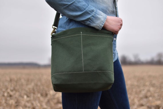 olive crossbody purse