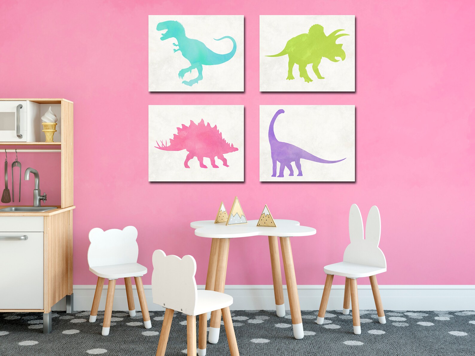 Dinosaur Decor Dinosaur Nursery Baby Girl Dinosaur Etsy