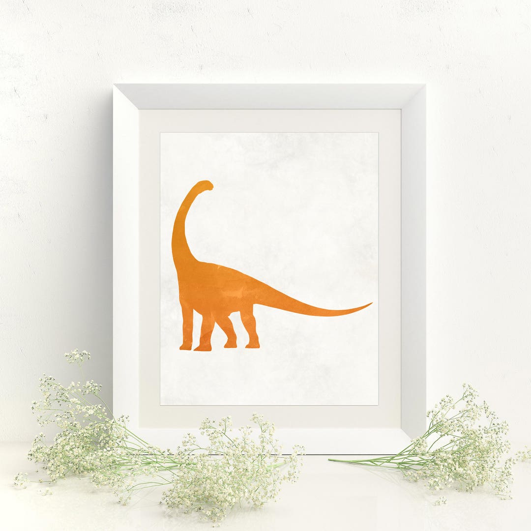 Dinosaur Print Dinosaur Decor Dinosaur Nursery Dinosaur Wall Art ...