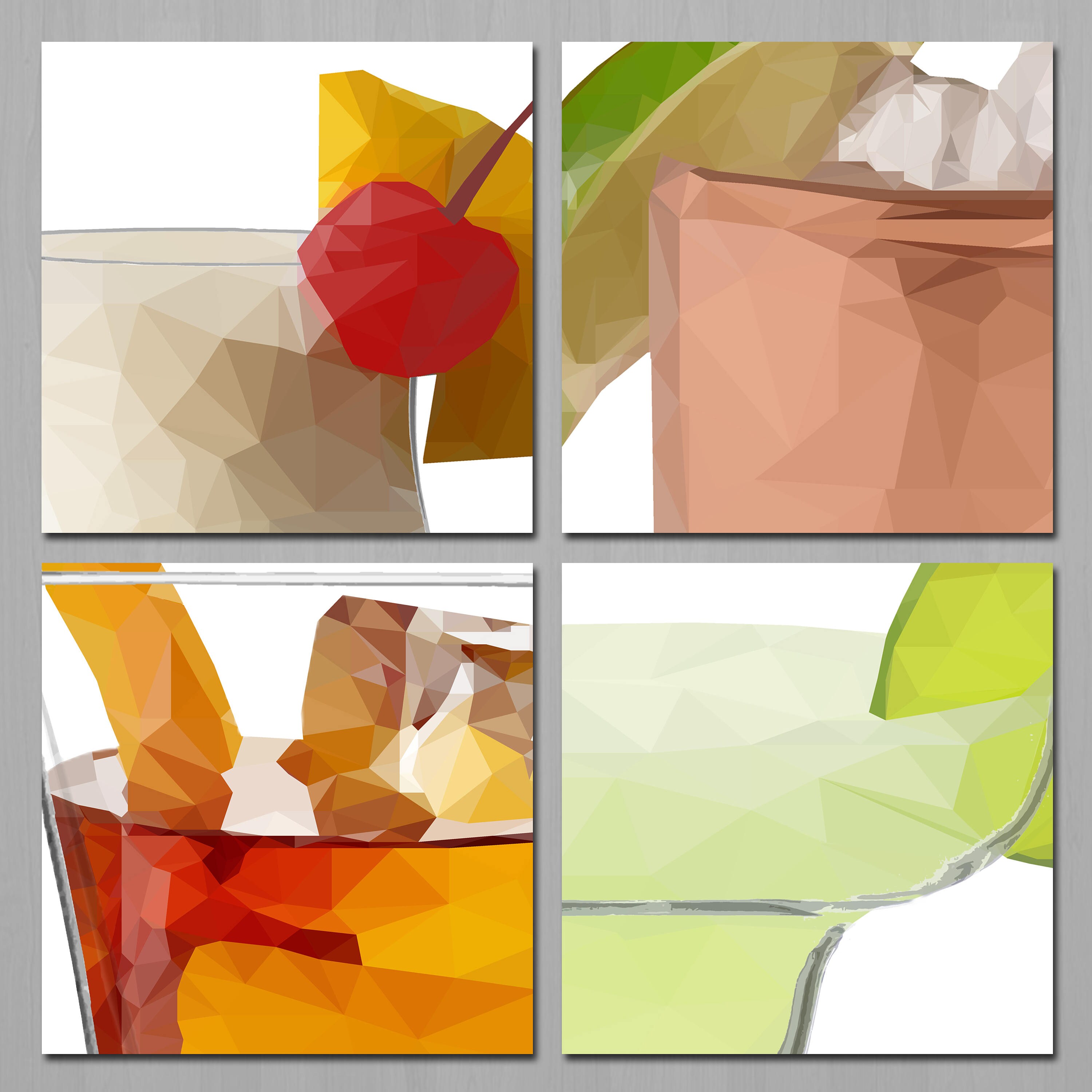 Cocktail Print Kitchen Art Bar Prints Cocktail Art Bar Etsy