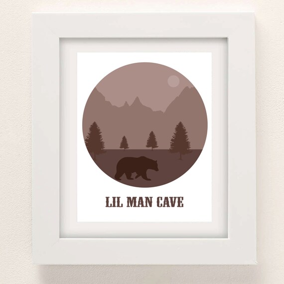 Lil Man Cave Little Man Cave Nursery Decor Baby Boy | Etsy