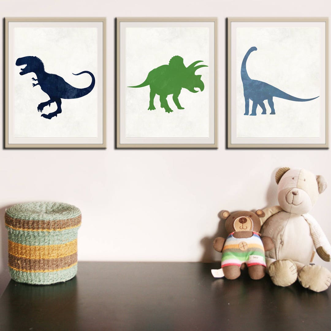 Dinosaur Decor Dinosaur Nursery Dinosaur Wall Art Dinosaur Nursery Art ...