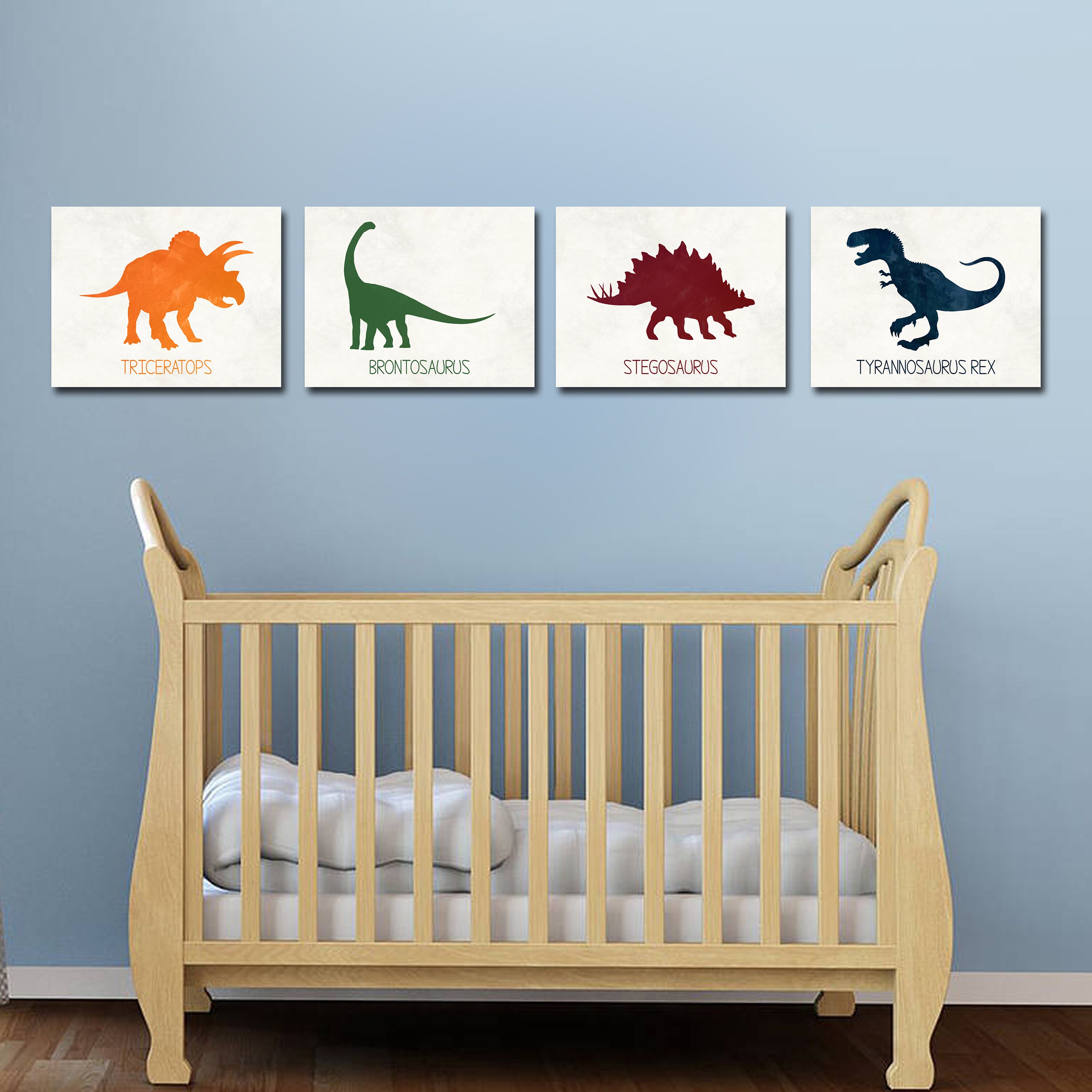 Dinosaur Art Dinosaur Decor Dinosaur Nursery Baby Boy - Etsy