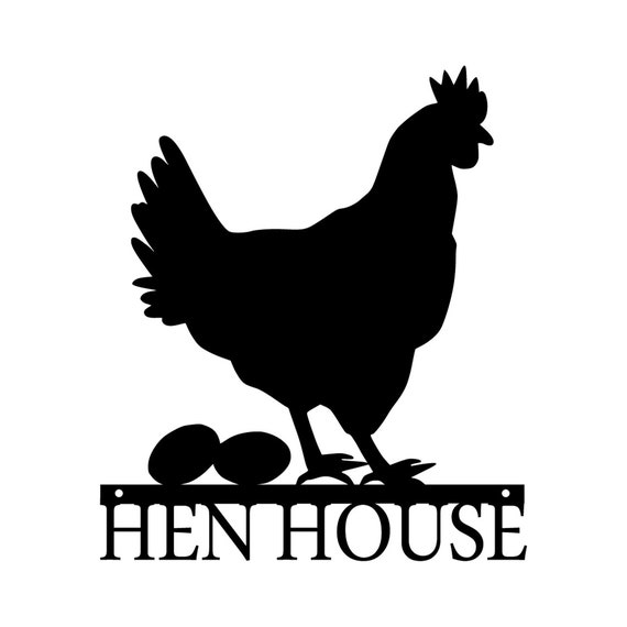 Chicken Hen House Metal Sign Etsy