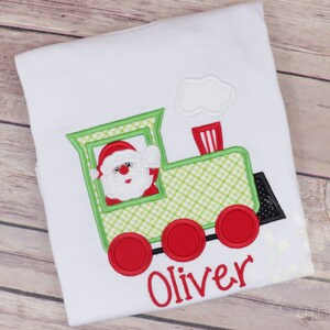Boys Christmas shirt, lucky 1st shirt, Christmas train shirt, santa train shirt, boys Christmas outfit, boys holiday shirt, boys santa shirt