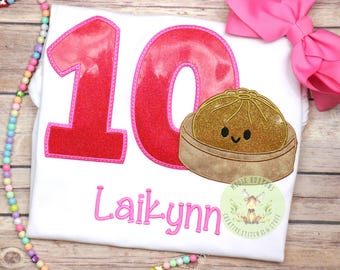 Dumpling Birthday Shirt, Girls Dumpling Birthday, Dumpling Outfit, Dumpling Squishee Shirt