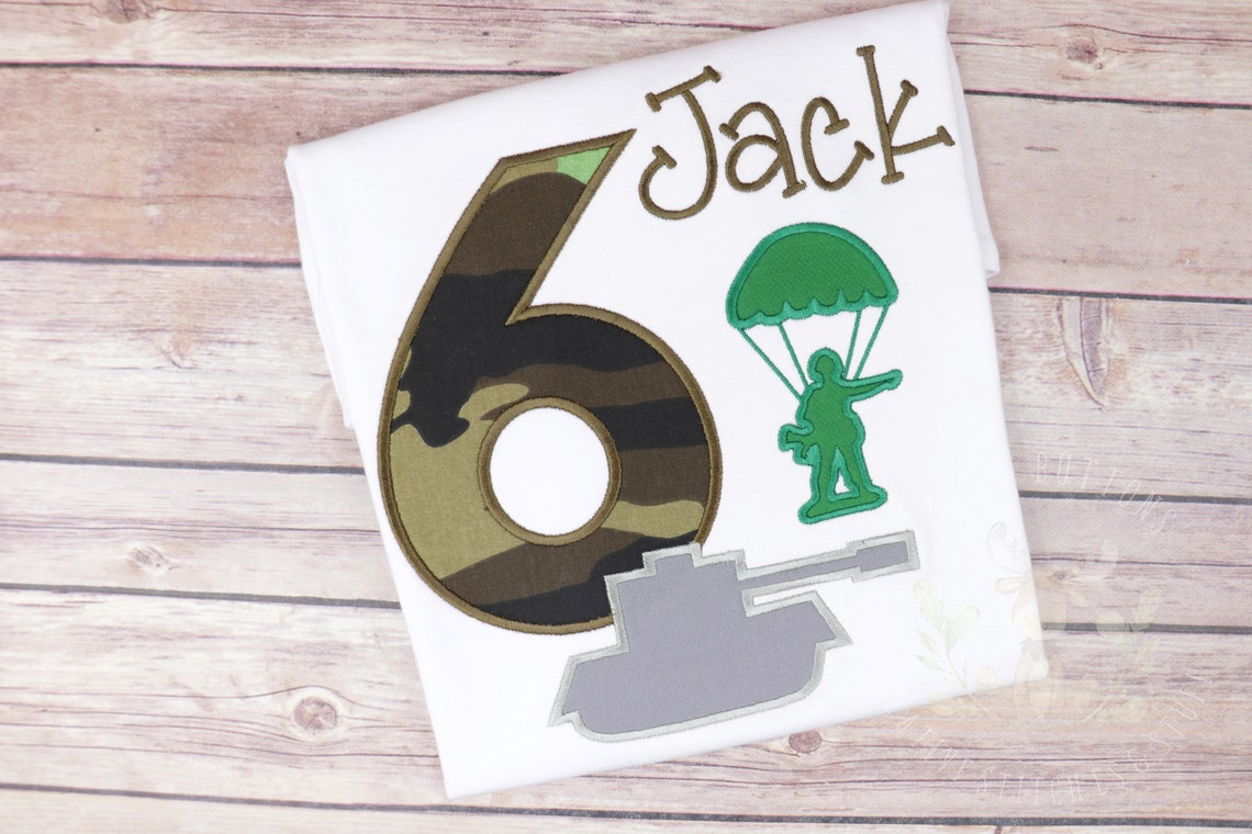 Toy Soldier Birthday Shirt Army Birthday Shirt Camo Birthday Etsy