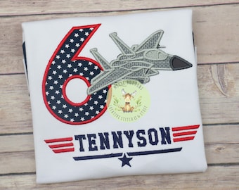 Boys Fighter Jet Birthday,  Jet Birthday, Airshow Birthday Shirt, Airplane Birthday, Military Birthday Shirt, Pilot Birthday Shirt.