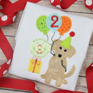 Chemise d'anniversaire de chiot pour garçons, fête d'anniversaire de chiot, chemise d'anniversaire de chien pour garçon, anniversaire de chien, chemise de chiot, fête de chiot, chemise de 2e anniversaire.