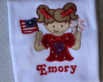 Girls 4th Of July outfit, 4th of july shirt, girls fourth of July, 4th of july, usa, Independence Day Shirt, 1st 4th of July outfit.