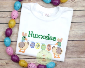 Duck Boys Easter Shirt, Mallard Duck Easter Shirt, Boys Easter Shirt, Easter Shirt, Country Boy Easter, 1st Easter Shirt, Easter Boy.