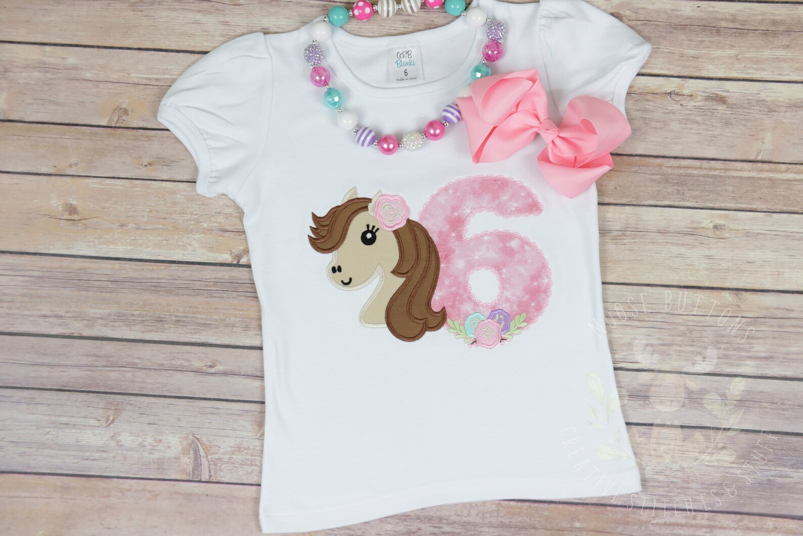 Girls Birthday Shirt Horse Shirt Horse Birthday Shirt Etsy