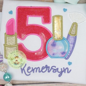 Make up Birthday Shirt, Pain Birthday, Girls Make up Party Shirt, Spa Day Birthday Shirt, Spa Birthday, Spa Birthday Shirt, Spa Day.