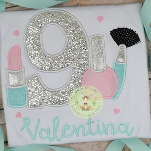 Make up Birthday Shirt, Pain Birthday, Girls Make up Party Shirt, Spa Day Birthday Shirt, Spa Birthday, Spa Birthday Shirt, Spa Day.