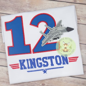 Boys Fighter Jet Birthday,  Jet Birthday, Airshow Birthday Shirt, Airplane Birthday, Military Birthday Shirt, Pilot Birthday Shirt.