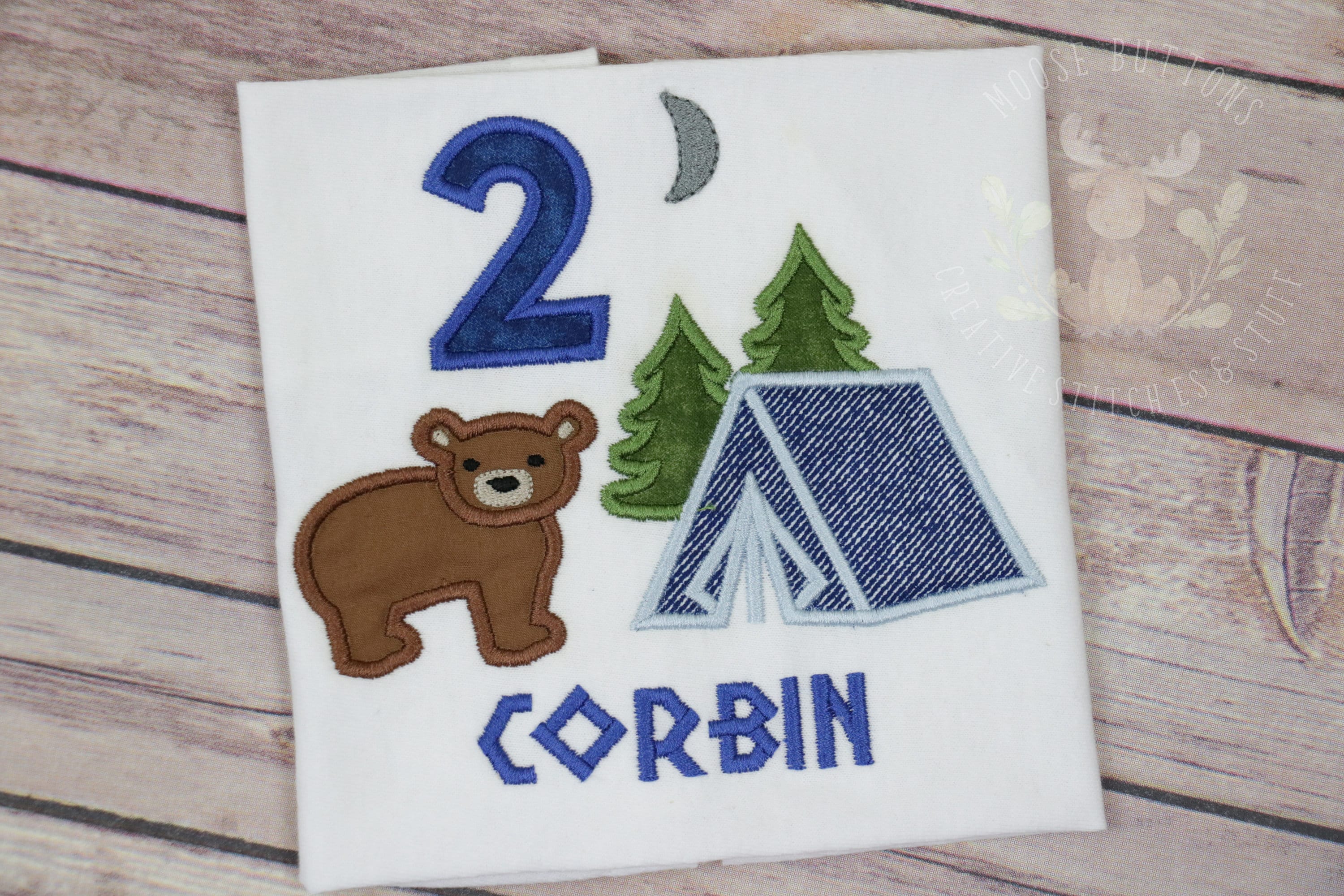 Boys camping birthday shirt, Camping Birthday, Camping Bear birthday shirt, Forest Bear Birthday Shirt, Bear Birthday, Camp Birthday party.