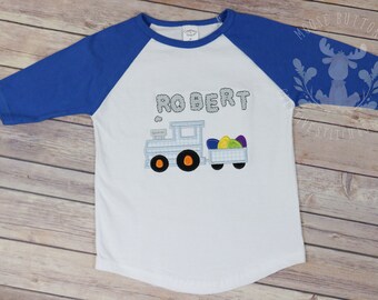 Easter Boy Outfit, Easter Shirt, Toddler Easter Outfit, Boy Outfit, Easter Train, Boy Train Shirt, Train Outfit. Boy Train.