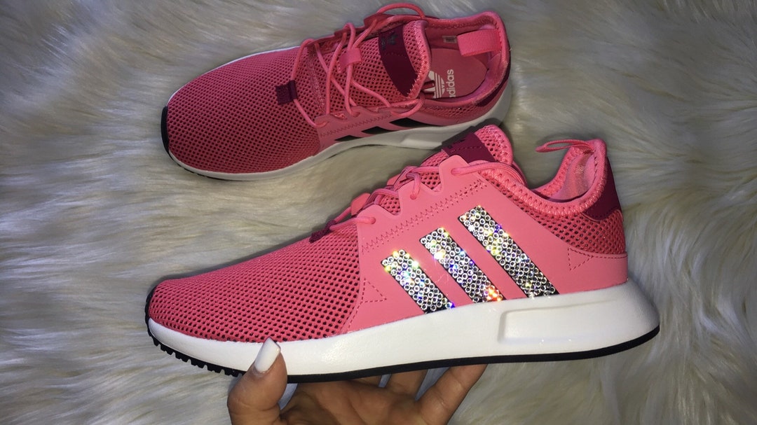 EXCLUSIVE Bling Pink Youth/womens Adidas Xplr - Etsy