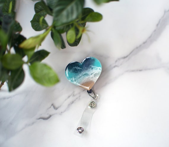 Heart Shaped Ocean Badge Reels 