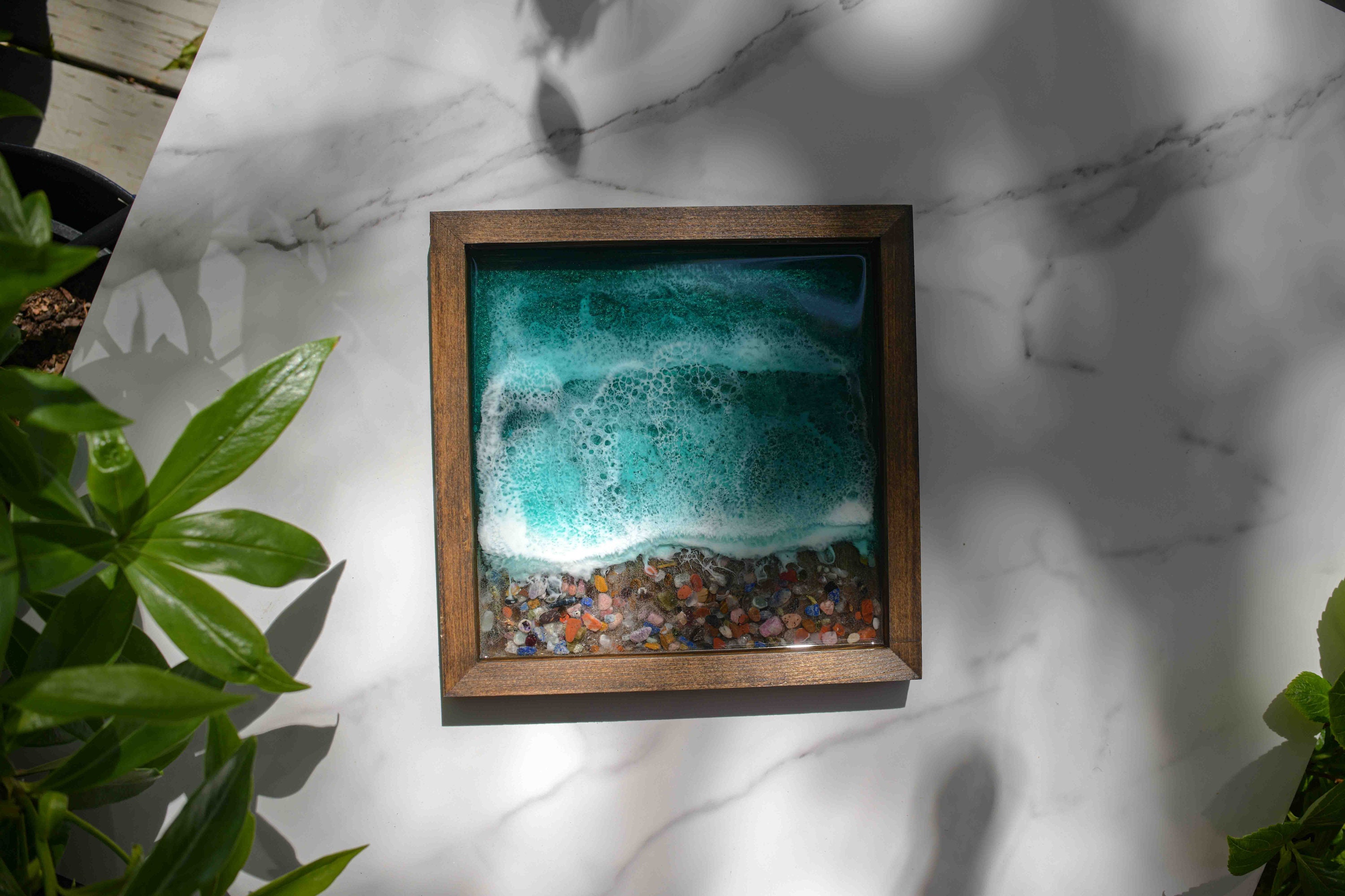 River Wall Art With Custom Engraving - Etsy