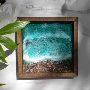 River Wall Art with Custom Engraving