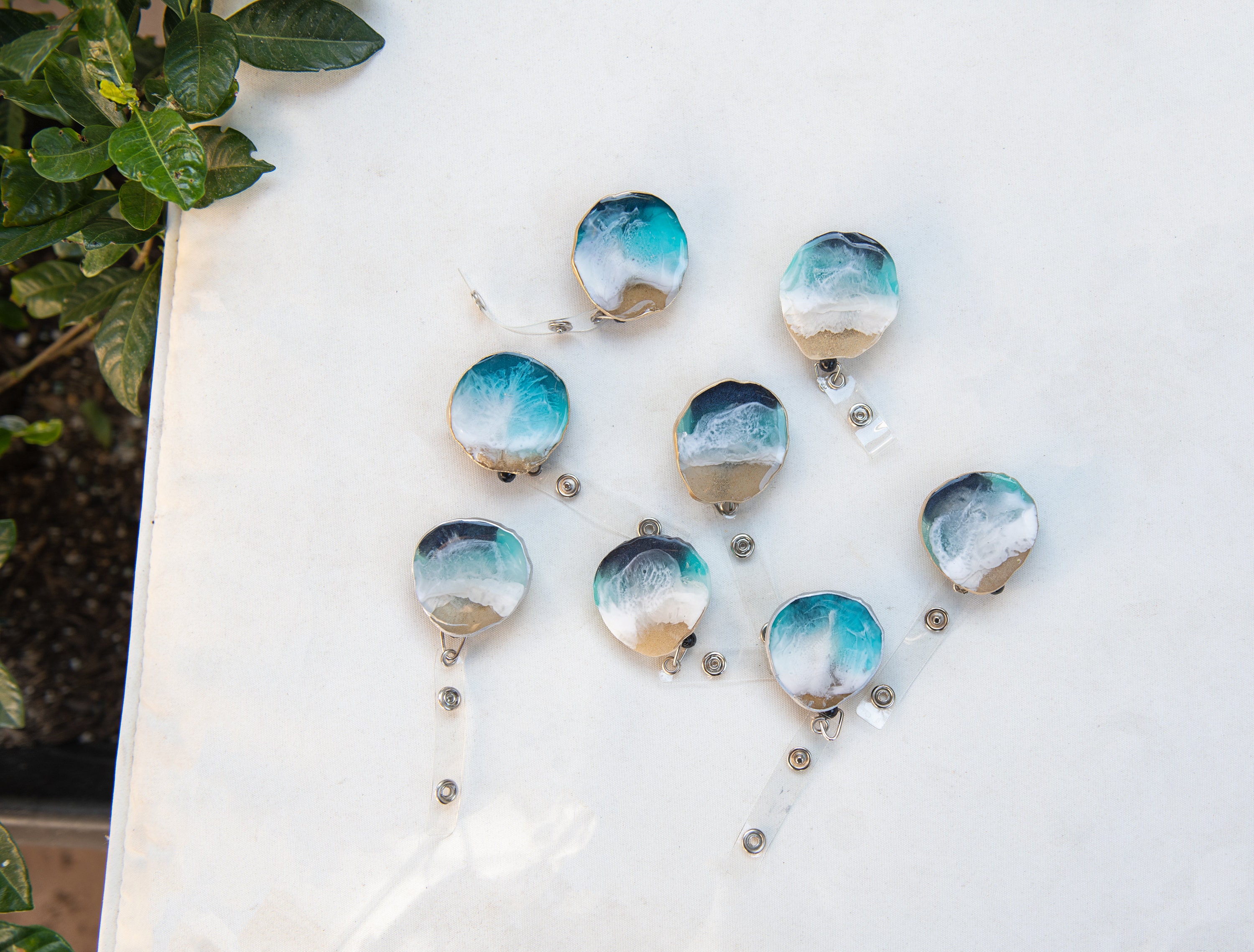 Geode Ocean Badge Reel