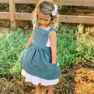Girls pinafore apron best sale