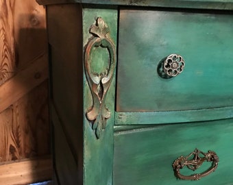 SOLD- Amsterdam Green Dresser