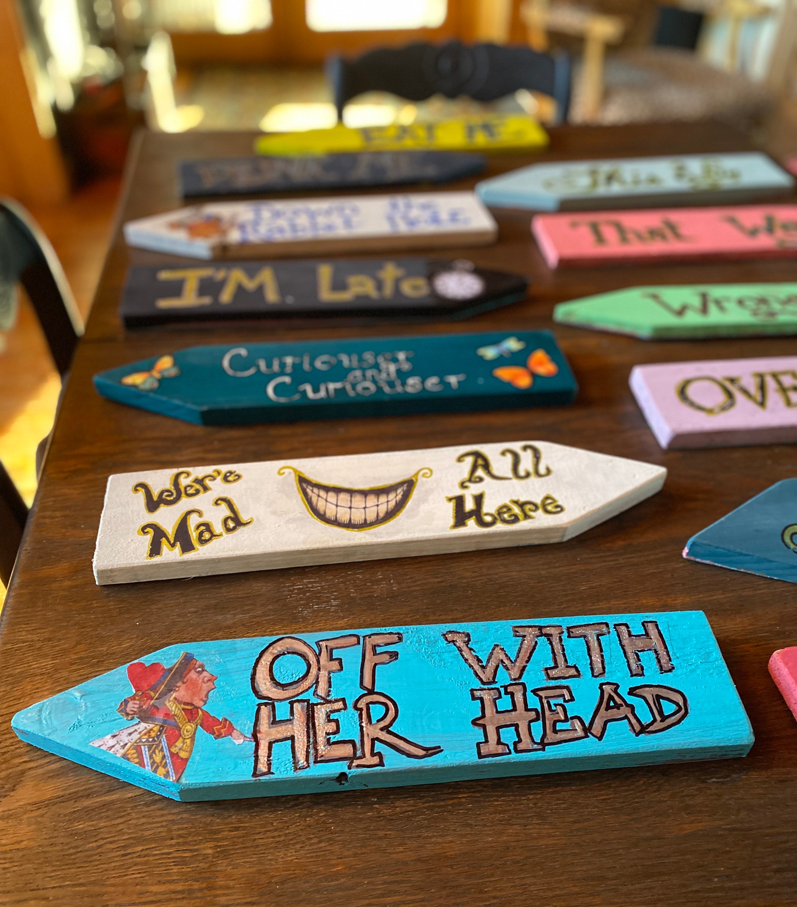 Alice in Wonderland Signs