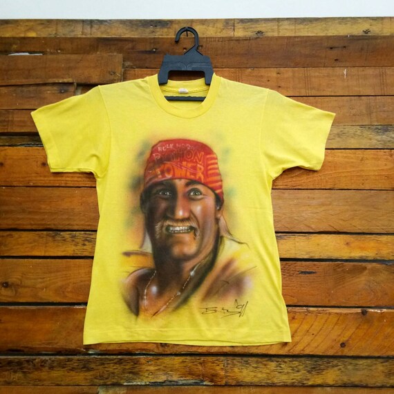 Rare Vintage Hulk Hogan T Shirt,Size S, 90s Hulk H