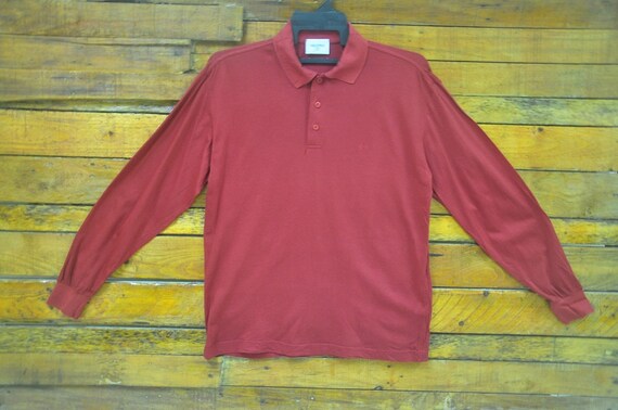 vintage long sleeve polo